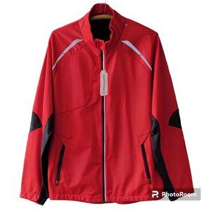 North End Sport Dynamo Lightweight Performance Hybrid Track Jacket Sz Large NEW